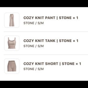 SKIMS cozy knit collection - brand new with tags